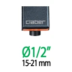 Claber Штуцер 1/2"-3/4"В*16/6мм для крапельної трубки 1/4"-1/2" - Зображення 2