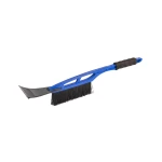 Щітка автомобільна MASTERTOOL зі скребком 175х10 мм L 520 мм синя 84-0004