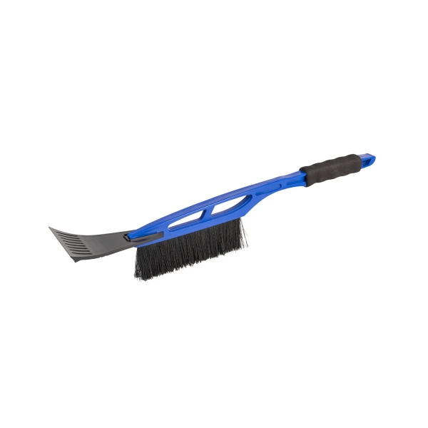 Щітка автомобільна MASTERTOOL зі скребком 175х10 мм L 520 мм синя 84-0004
