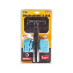 Швабра для миття скла MASTERTOOL телескопічна 150х110 мм L 330-445 мм 84-0014 - Зображення 4