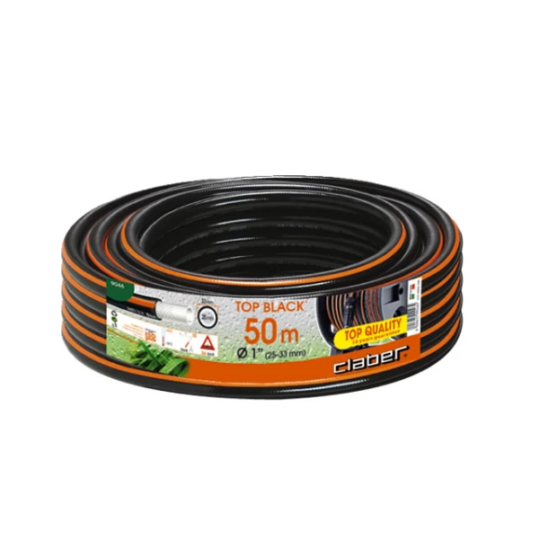 Claber Шланг поливальний 1" 50м TOP Black, чорний