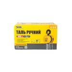 Таль ручний MASTERTOOL 1 т довжина ланцюга 3 м круглий блок 86-9110 - Зображення 3