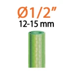 З'єднання 1/2" для поливального шланга, аквастоп Claber 8602 - Зображення 3