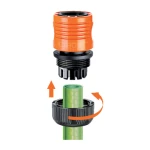 З'єднання 3/4" для поливального шланга Claber 8608 - Зображення 4