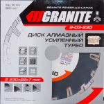 Диск алмазний GRANITE TURBO REINFORCED 230 мм 9-03-230 - Зображення 2