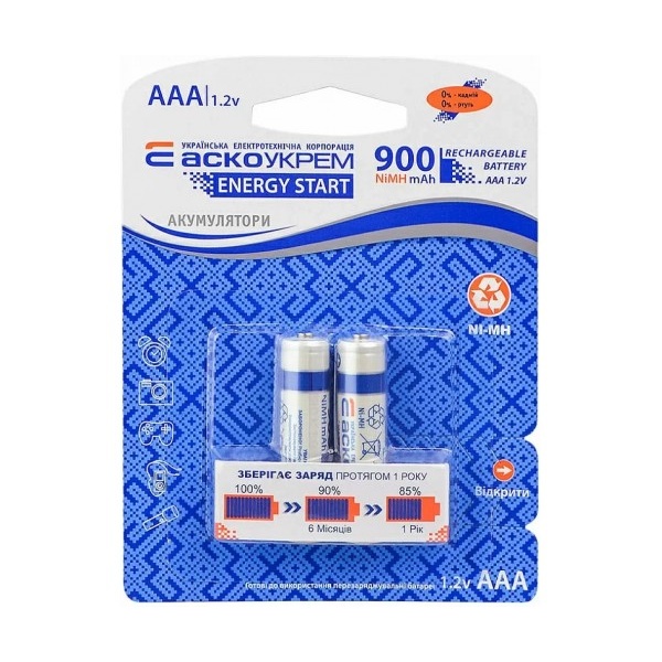 Акумулятор ENERGY START NH-AAA900 ES (blister 2)