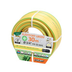 Claber Шланг поливальний 3/4" 30м Flexyfort Green, жовтий з зел. смугою