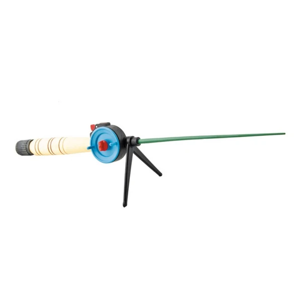 Вудка зимова MASTERTOOL котушка з курком №1 дерев'яна ручка 92-0885