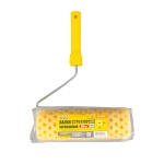 Валик структурний поролоновий горошок MASTERTOOL 80х230 мм 6 мм з ручкою 92-6204 - Зображення 3