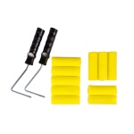 Набір малярський MASTERTOOL №10 валик поролоновий 100х36 мм 10 шт/2 ручки 92-8110 - Зображення 6