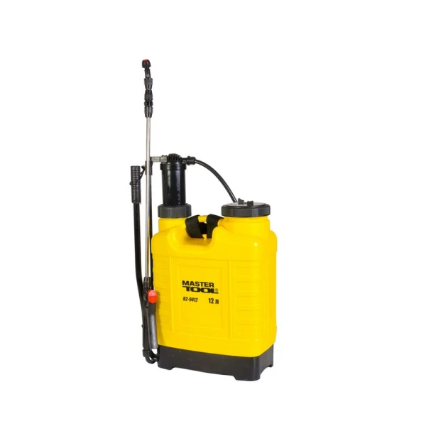 Обприскувач гідравлічний ранцевий MASTERTOOL 12 л штанга 50-90 см 92-9412
