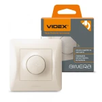 VIDEX BINERA Діммер 600Вт кремовий (VF-BNDM600-CR) (16/96)
