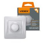 VIDEX BINERA Діммер 600Вт срібний шовк (VF-BNDM600-SS) (16/96)