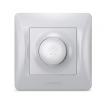 VIDEX BINERA Діммер 600Вт срібний шовк (VF-BNDM600-SS) (16/96) - Зображення 2