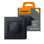 VIDEX BINERA Діммер 600Вт чорний графіт (VF-BNDM600-BG) (16/96)