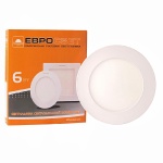 Світильник точковий врізний ЄВРОСВІТЛО 6Вт коло LED-R-120-6 4200К - Зображення 3