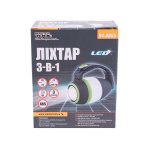 Ліхтар MASTERTOOL 3в1 3 режими 160х130х85 мм LED+10xSMD LED 3xAA ABS 94-0805 - Зображення 6