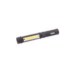 Фонарик магнітний MASTERTOOL 168х24 мм LED+COB LED 3xAAA ABS 94-0806