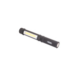 Фонарик магнітний MASTERTOOL 168х24 мм LED+COB LED 3xAAA ABS 94-0806 - Зображення 3
