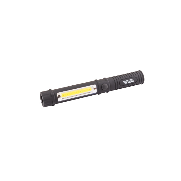 Фонарик магнітний MASTERTOOL 168х24 мм LED+COB LED 3xAAA ABS 94-0806