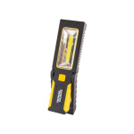 Ліхтар магнітний з підвісом MASTERTOOL 220х54х28 мм 4xLED+COB LED 3xAAA ABS 94-0808 - Зображення 2