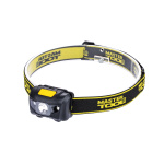 Ліхтар налобний MASTERTOOL 4 режими 59х41х32 мм WHITE LED+2xRED LED 3xAAA ABS 94-0812