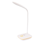 Лампа настільна гнутка MASTERTOOL 125х100х350 мм COB LED USB/3xAA ABS 94-0814