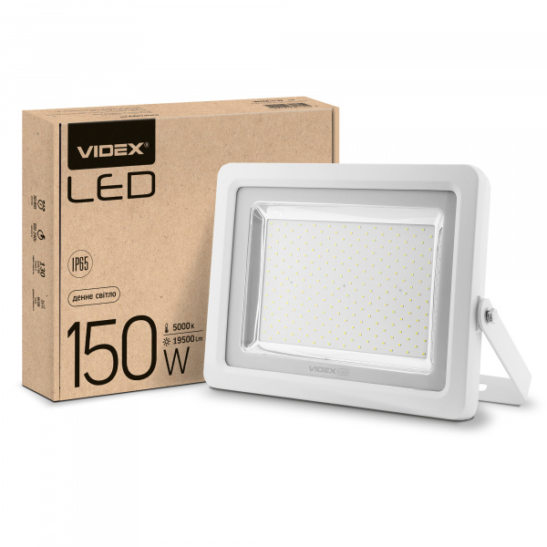 LED прожектор VIDEX PREMIUM 150W 5000K 220V White 1шт (VL-F1505W)