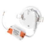 Світильник точковий врізний ЄВРОСВІТЛО 9Вт коло LED-R-150-9 6400К - Зображення 2