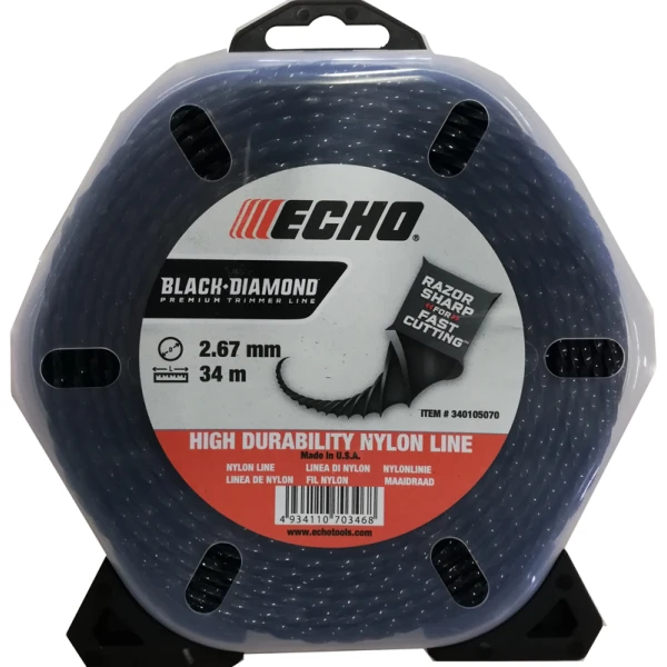 Струна косильна ECHO Black Diamond 2,7 мм 34 м (340105070)