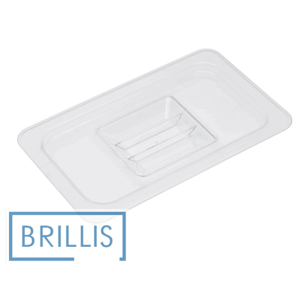 Кришка з полікарбонату GN 1/4 Brillis (265х162)