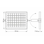 LED прожектор автономний VIDEX 10W 5000K - Зображення 5