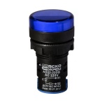 Сигнальна арматура AD22-22DS синя 220V АC