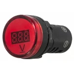Цифровий вимірювач напруги AD22-22DVM DC 5-30В (червоний) - Зображення 3