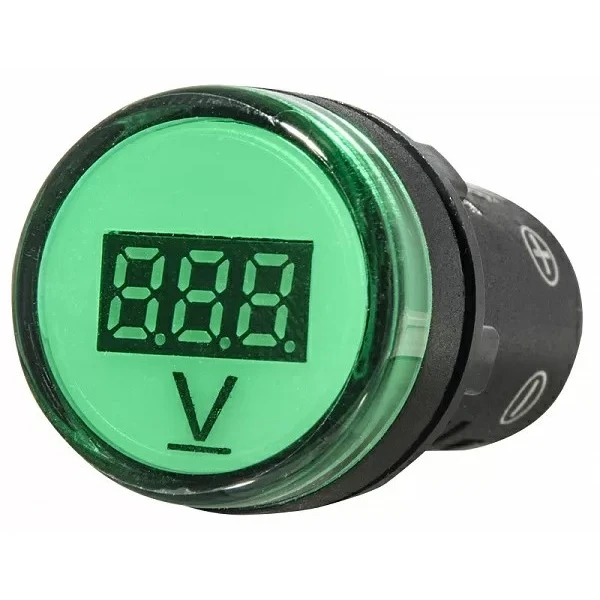 Цифровий вимірювач напруги AD22-22DVM DC 5-30В (зелений)