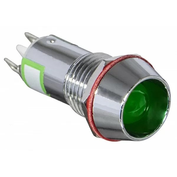 Сигнальна арматура AD22C-12 зелена 24V AC/DC