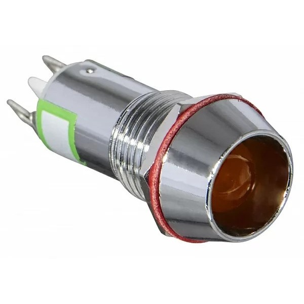 Сигнальна арматура AD22C-12 червона 24V AC/DC