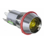 Сигнальна арматура AD22C-16 жовта 24V AC/DC - Зображення 2