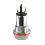 Сигнальна арматура AD22C-16 жовта 220V AC - Зображення 4