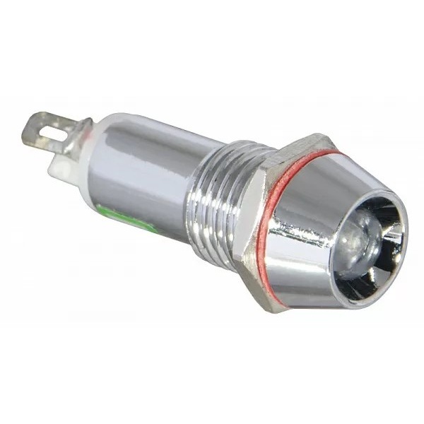 Сигнальна арматура AD22C-8 біла 24V AC/DC
