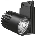 Трековий світильник Feron AL105 COB 40W 3600LM 4000K IP40 чорний 95*200*150 мм (5994)