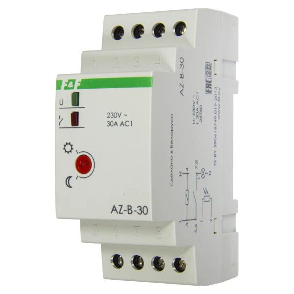 Сутінкове реле AZ-B-30, 220В, 30А