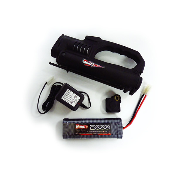B7026S1 Estarter Combo Set Для 1:10 Nitro Gas Car Estarter w/Drillplate, 7.2V 2000mAH Battery, and C