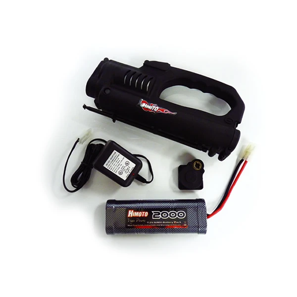B7026S1 Estarter Combo Set Для 1:10 Nitro Gas Car Estarter w/Drillplate, 7.2V 2000mAH Battery, and C