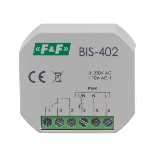 Імпульсне реле BIS-402 10А