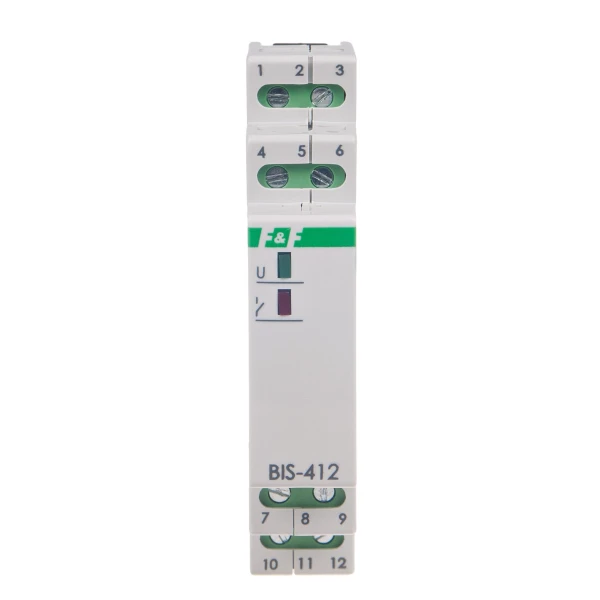 Імпульсне реле BIS-412-LED, групове, 220В, 16А