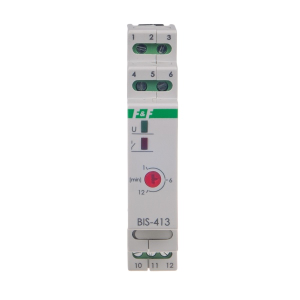 Імпульсне реле BIS-413-24V, із затримкою часу, 24В, 16А