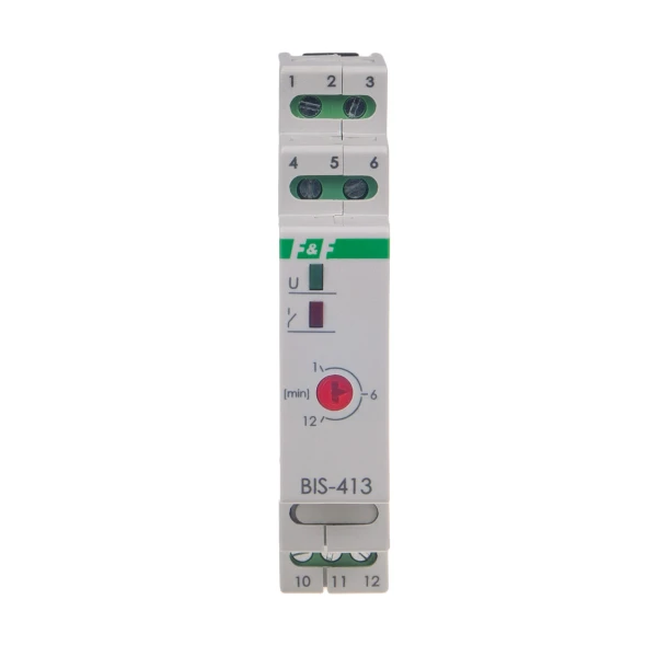 Імпульсне реле BIS-413-24V, із затримкою часу, 24В, 16А
