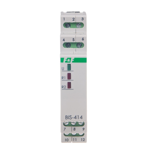 Імпульсне реле BIS-414, дві секції, 220В, 2х10А