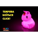 Дитячий нічник-іграшка Click "Hічні звірятка" Єдиноріг 12 см - Зображення 17